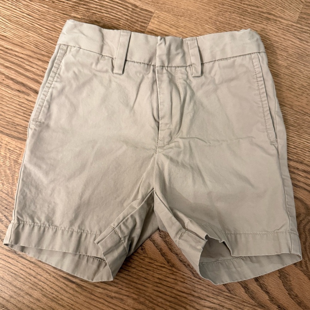 Crew Cuts Toddler Boys Khaki Shorts Flat Front Size 2T